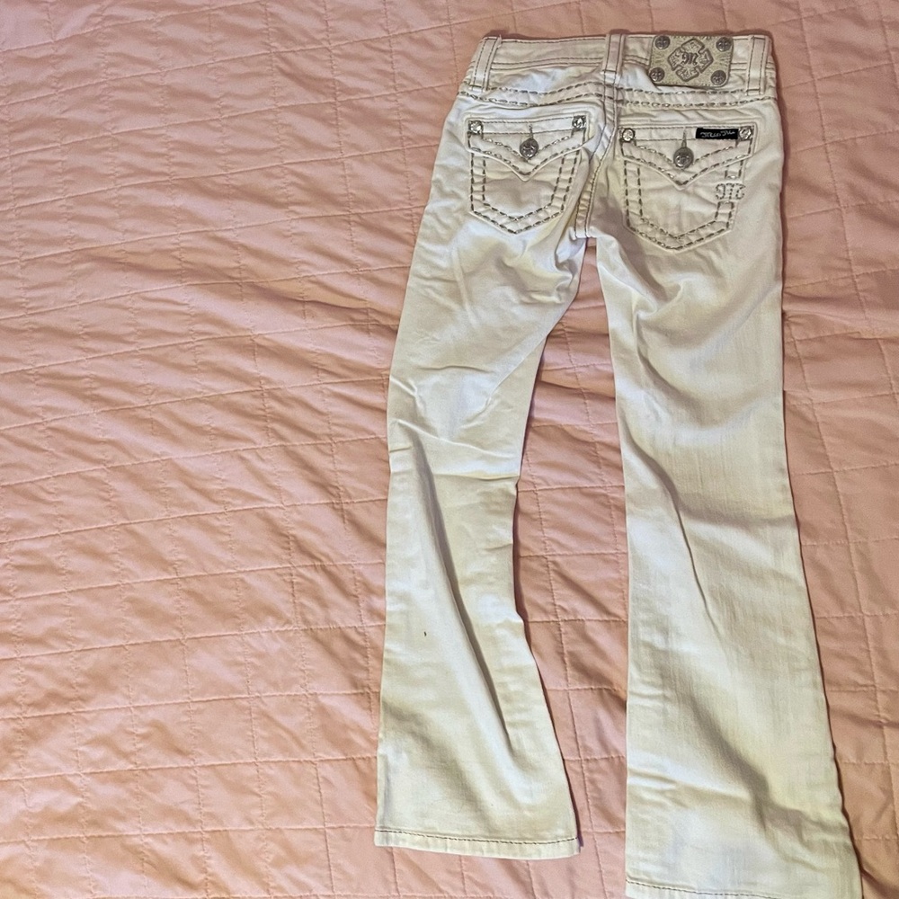 Girl’s Miss Me Cream Flare Jeans